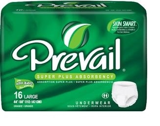 Prevail Super Plus Maximum Absorbency Pull On Underwear, Large, 64 Ct 